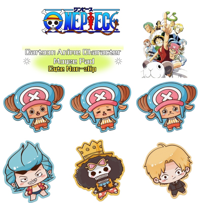 Laptop Accessories Parts - One Piece cartoon anime character cute