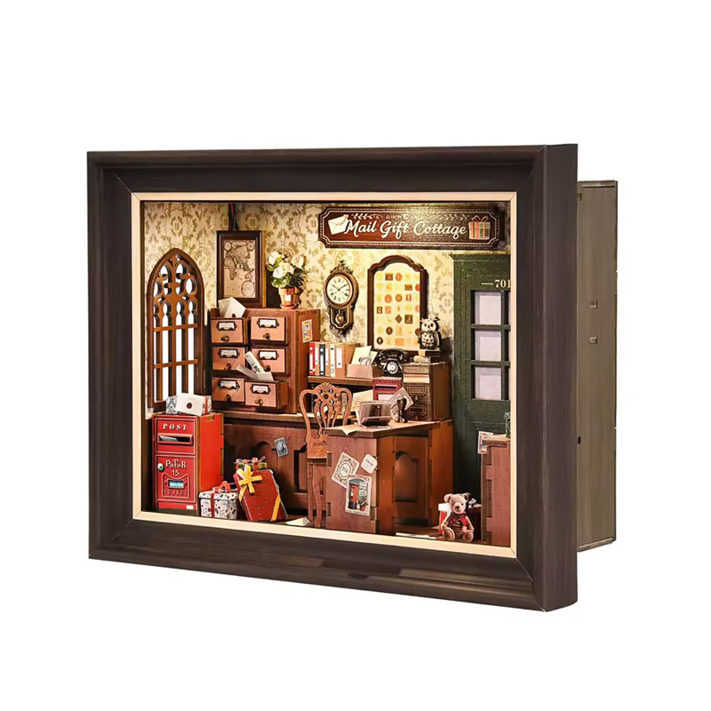 Laptop Accessories Light - Retro Post Office Book Nook DIY