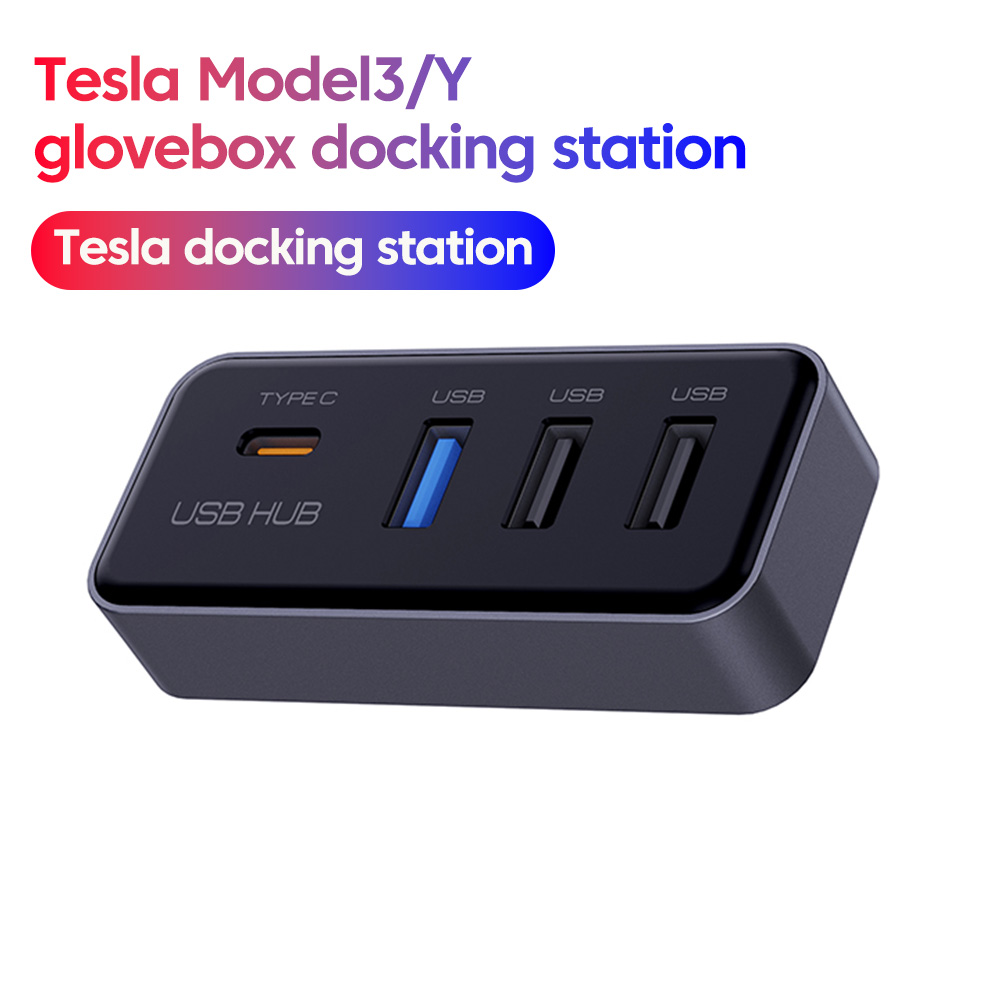 Usb C Docking Hub - 4 In 1 USB Hub Docking