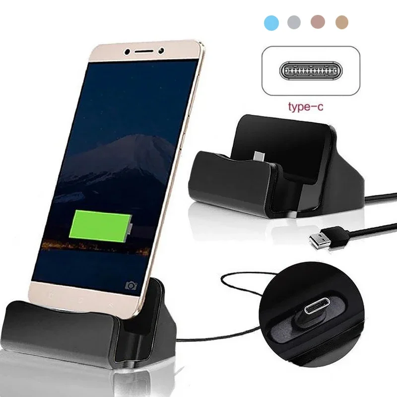 Usb C Docking Hub - Type C USB Dock Charger Phone