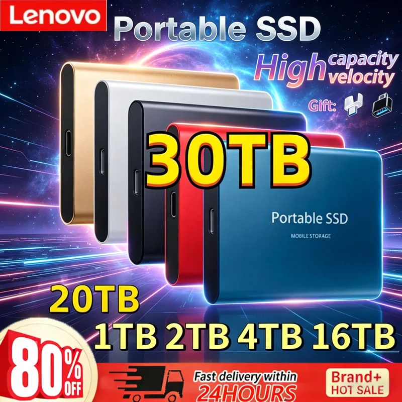 Laptop External Accessories - Lenovo Solid State Disk 1TB External