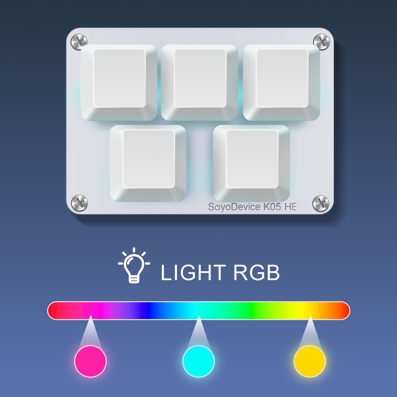 Laptop Accessories Rgb - SayoDevice K05 HE Rapid Trigger Hall