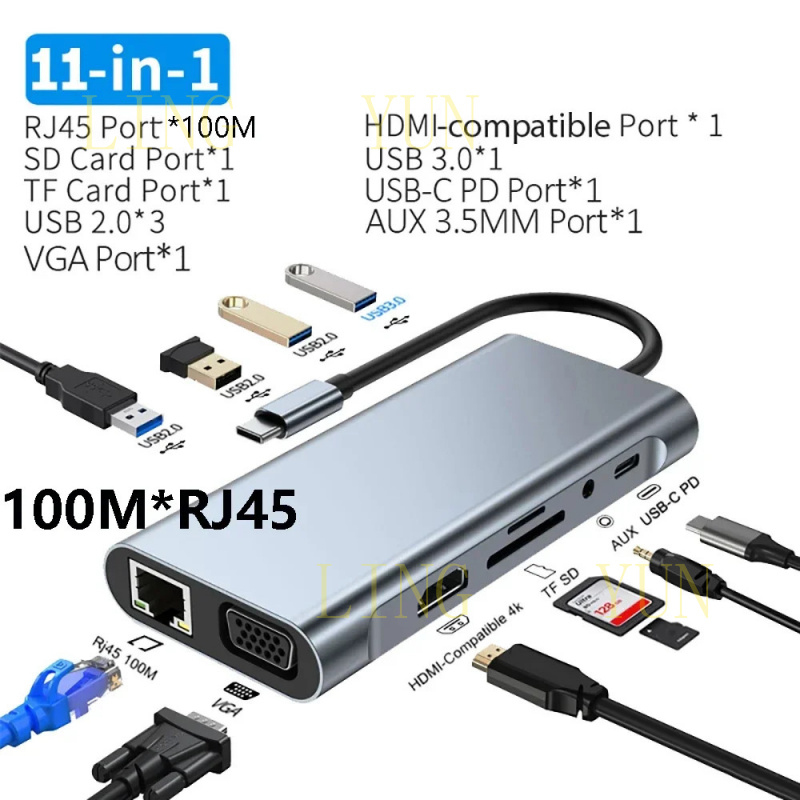 Usb C Docking Hub - Z 11 Ports USB C HUB