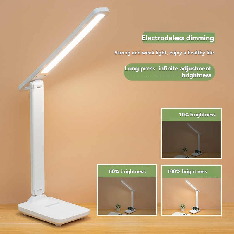 Laptop Accessories Light - Foldable LED Desk Lamp, Rechargeable Touch