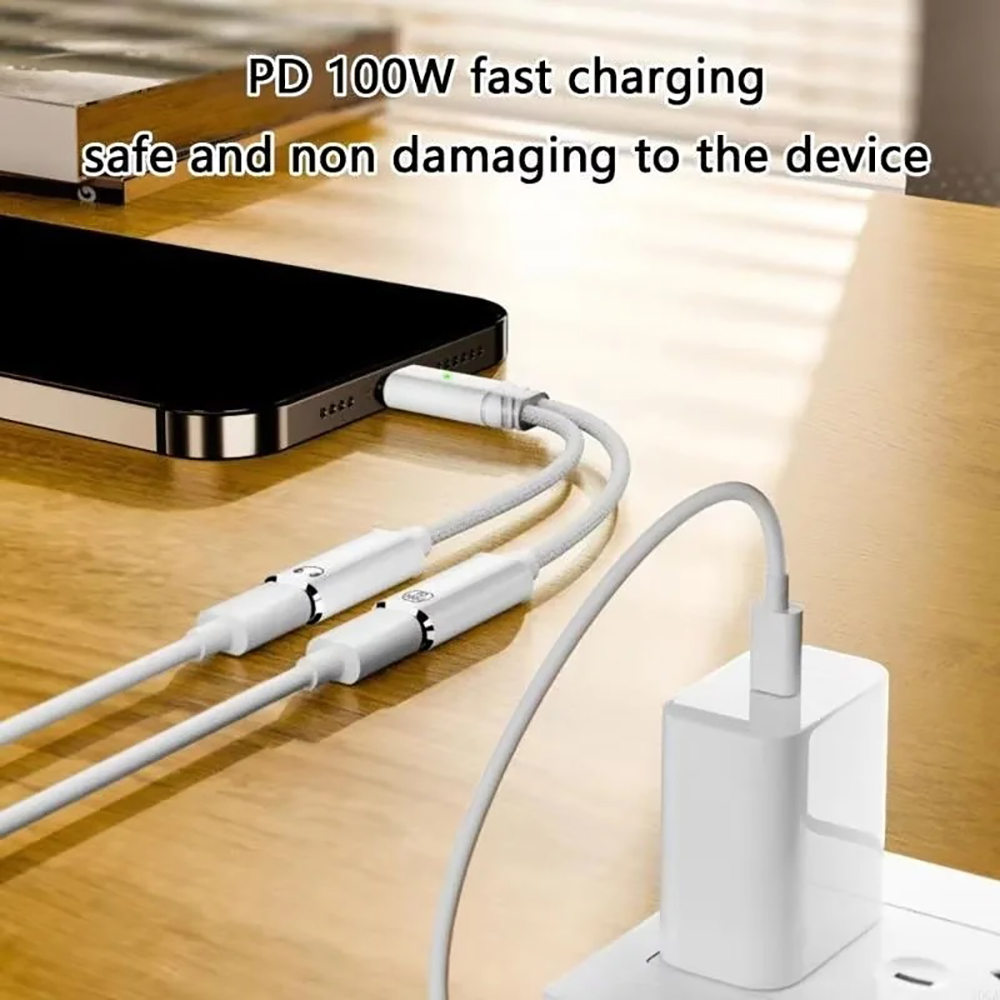 USB C Splitter 2 in 1 Headphon - Laptop Accessories Headphones review and price