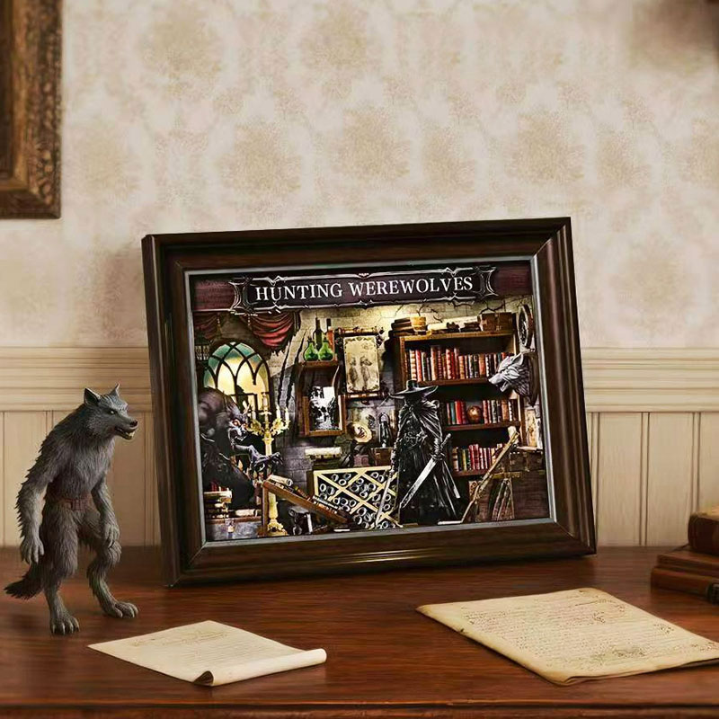 DIY 3D Wooden Book Nook Kit Mi - Laptop Accessories Light review and price