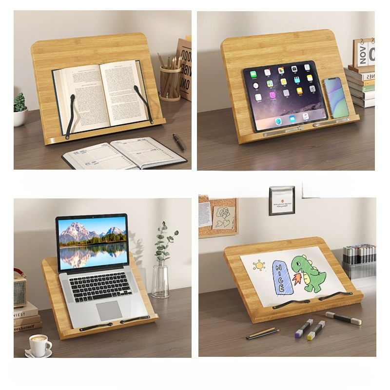 Wooden Reading Book Stand, Mul - Laptop Accessories Distributor review and price
