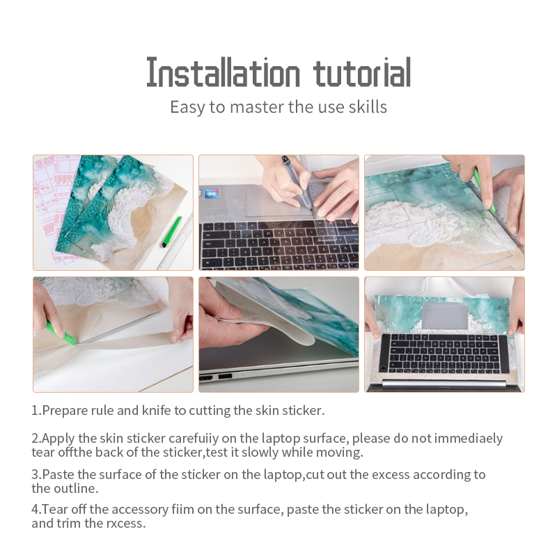 DIY Anime Cover Laptop Sticker - Laptop Accessories Protector review and price