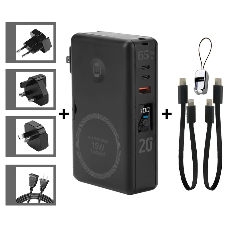 65W GaN USB C Charger Power Ba - Laptop External Accessories review and price