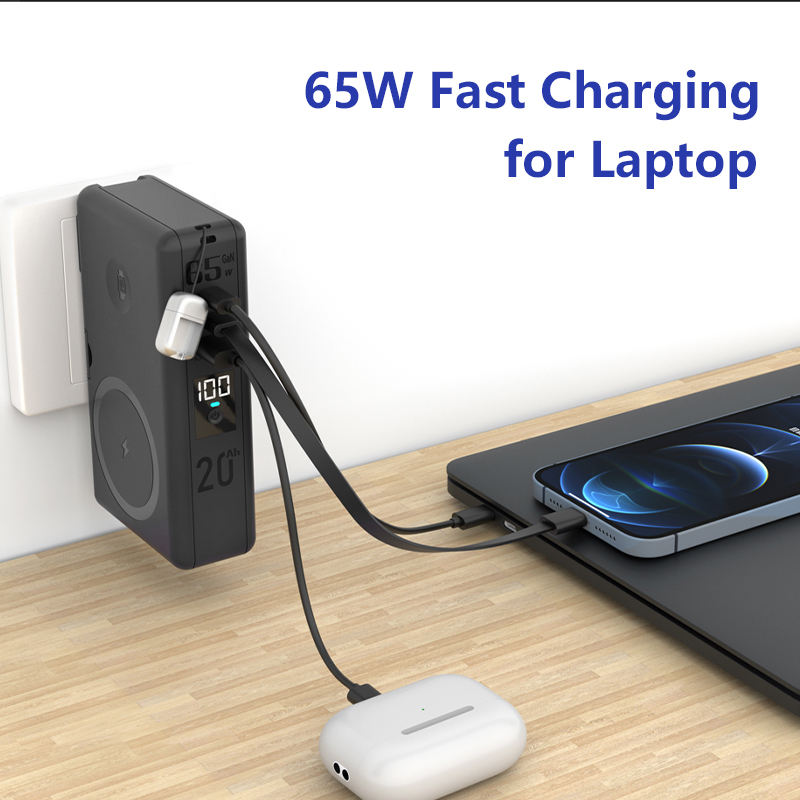 65W GaN USB C Charger Power Ba - Laptop External Accessories review and price