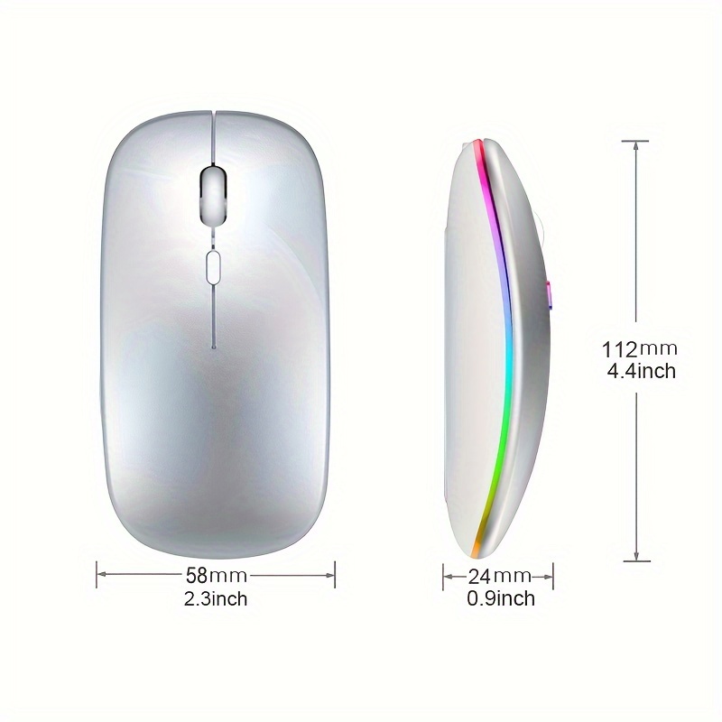 Wireless Mouse Bluetooth Dual  - Laptop External Accessories review and price