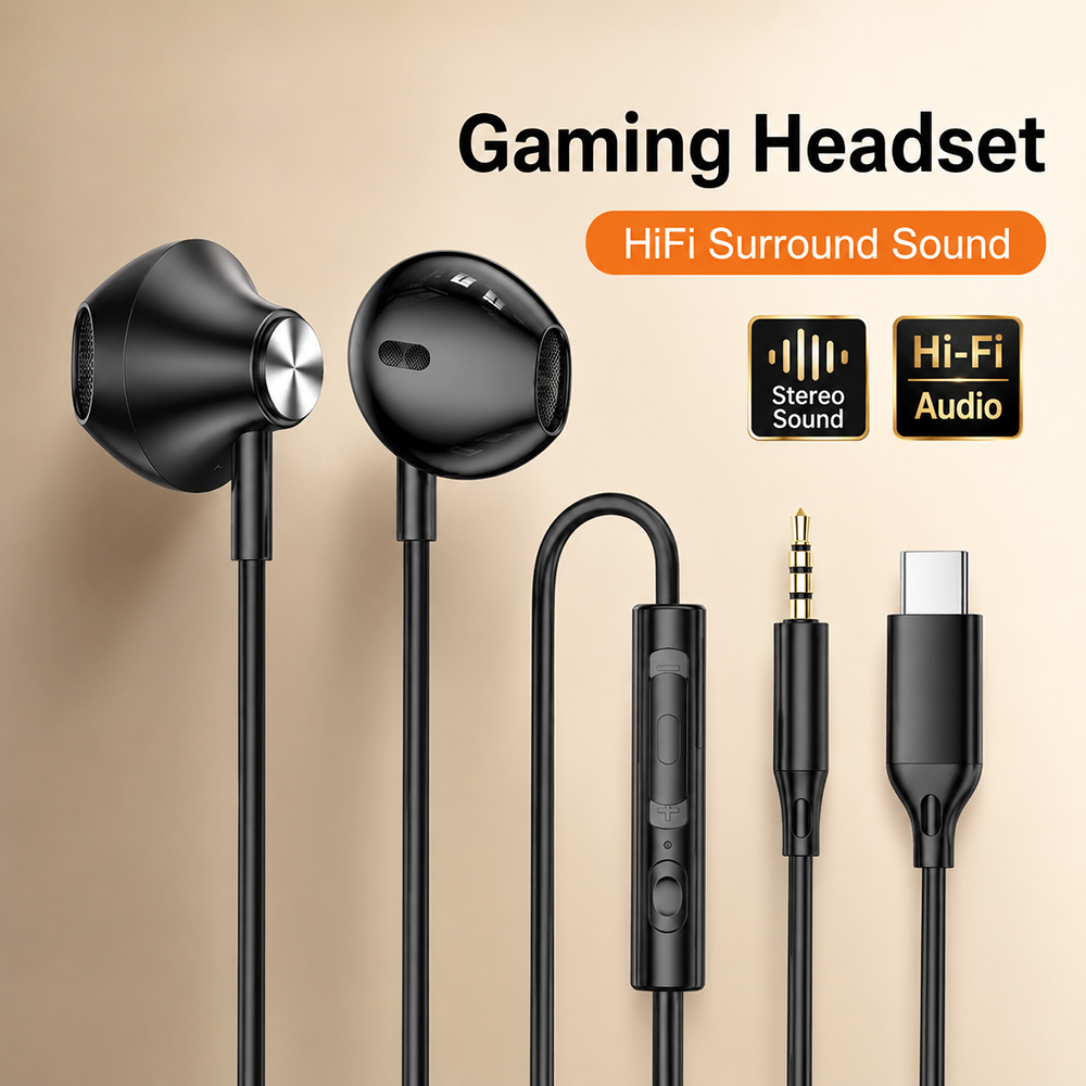 HiFi Surround Headphones Bass  - Laptop Accessories Headphones review and price