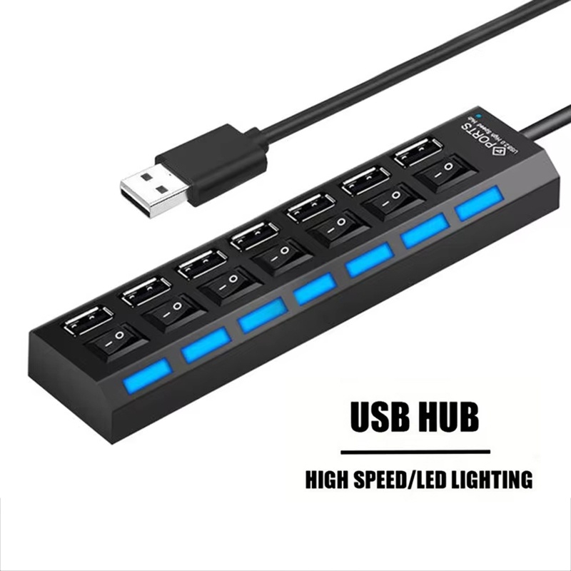 7 Port USB 2.0 Hub Splitter Fo - Laptop Accessories For Office review and price