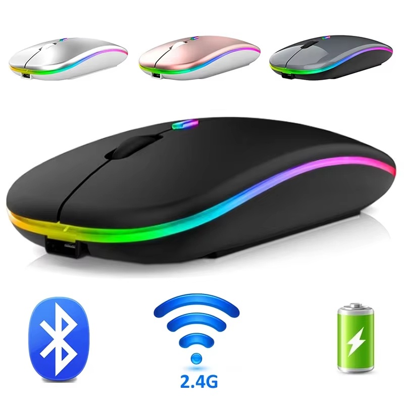 Wireless Bluetooth Mouse 2.4G  - Laptop External Accessories review and price