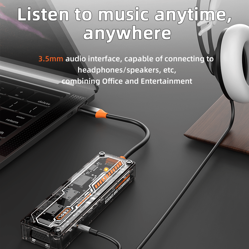 6-in-1 USB C Hub for MacBook P - Usb C Docking Hub review and price