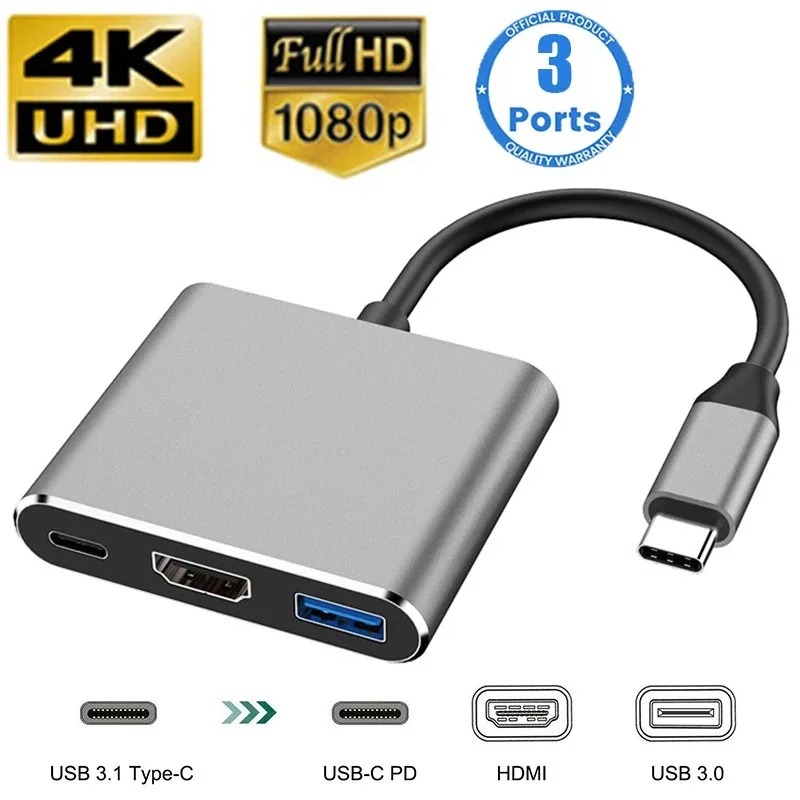 USB C HUB 3in1 Type C 3.0 to H - Usb C Docking Hub review and price