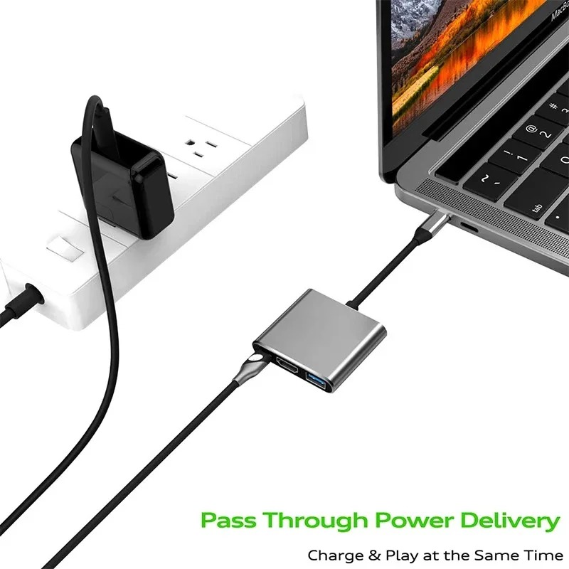 USB C HUB 3in1 Type C 3.0 to H - Usb C Docking Hub review and price