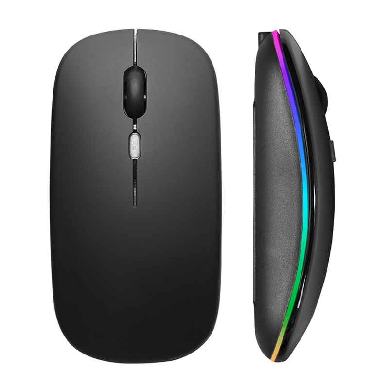 Wireless Mouse RGB Rechargeabl - Laptop External Accessories review and price