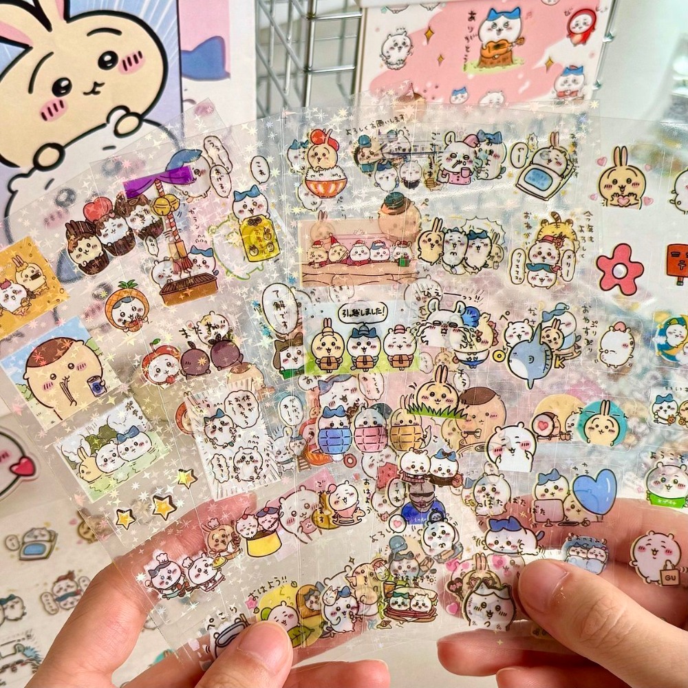30Pcs Chiikawa Laser Stickers  - Laptop Accessories Parts review and price