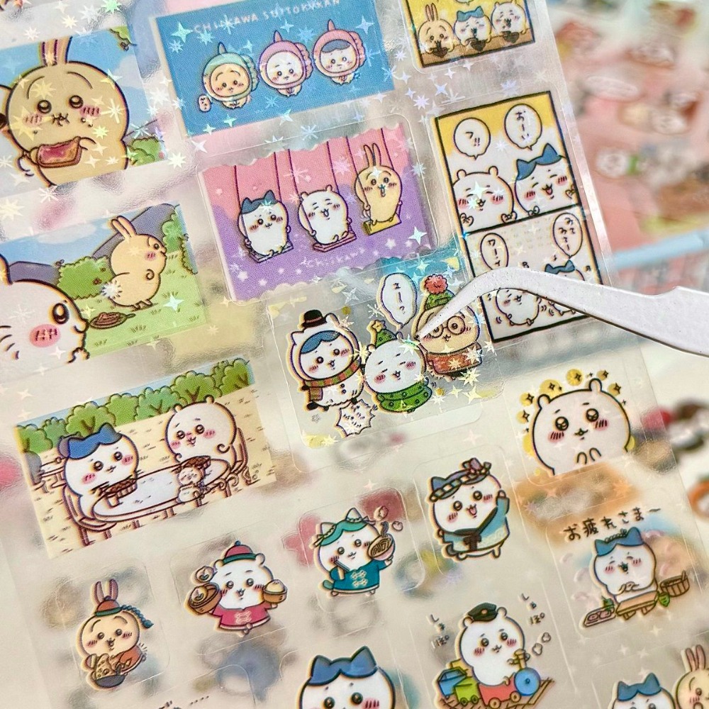 30Pcs Chiikawa Laser Stickers  - Laptop Accessories Parts review and price