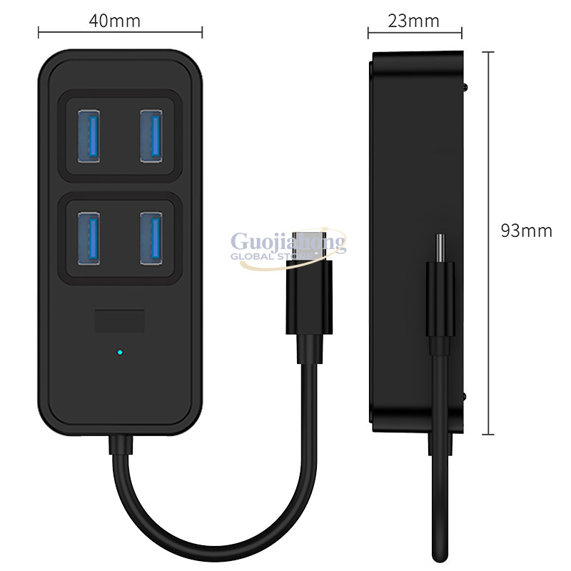 Cross-border USB3.0 hub, USB i - Usb C Docking Hub review and price