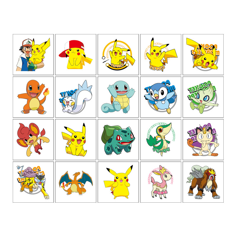 5*5cm 20pcs Pokemon Pikachu Ta - Laptop Accessories Parts review and price