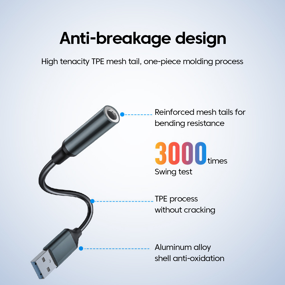 USB To 3.5MM Jack Audio Adapte - Laptop Accessories Headphones review and price