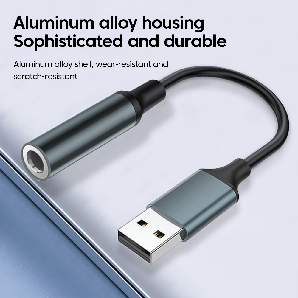 USB To 3.5MM Jack Audio Adapte - Laptop Accessories Headphones review and price