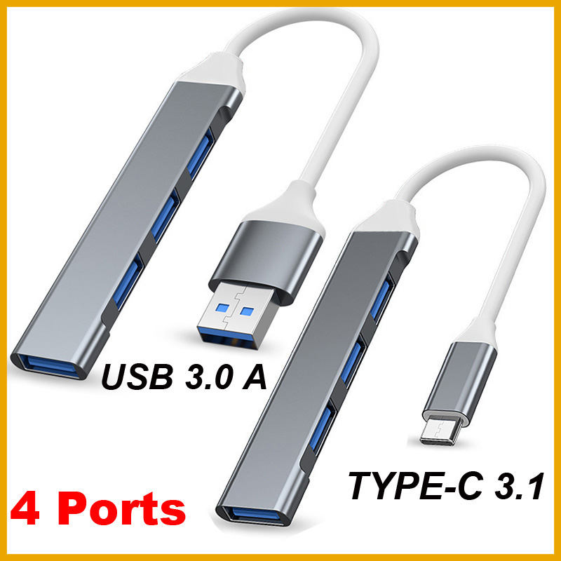 USB 3.0 TYPE-C 3.1 4 Port USB  - Usb C Docking Hub review and price