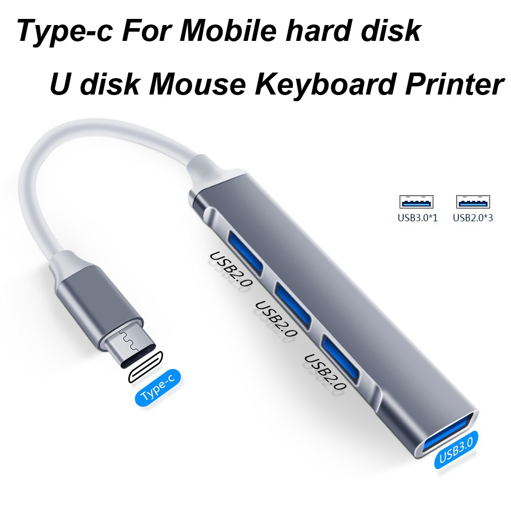 USB 3.0 TYPE-C 3.1 4 Port USB  - Usb C Docking Hub review and price