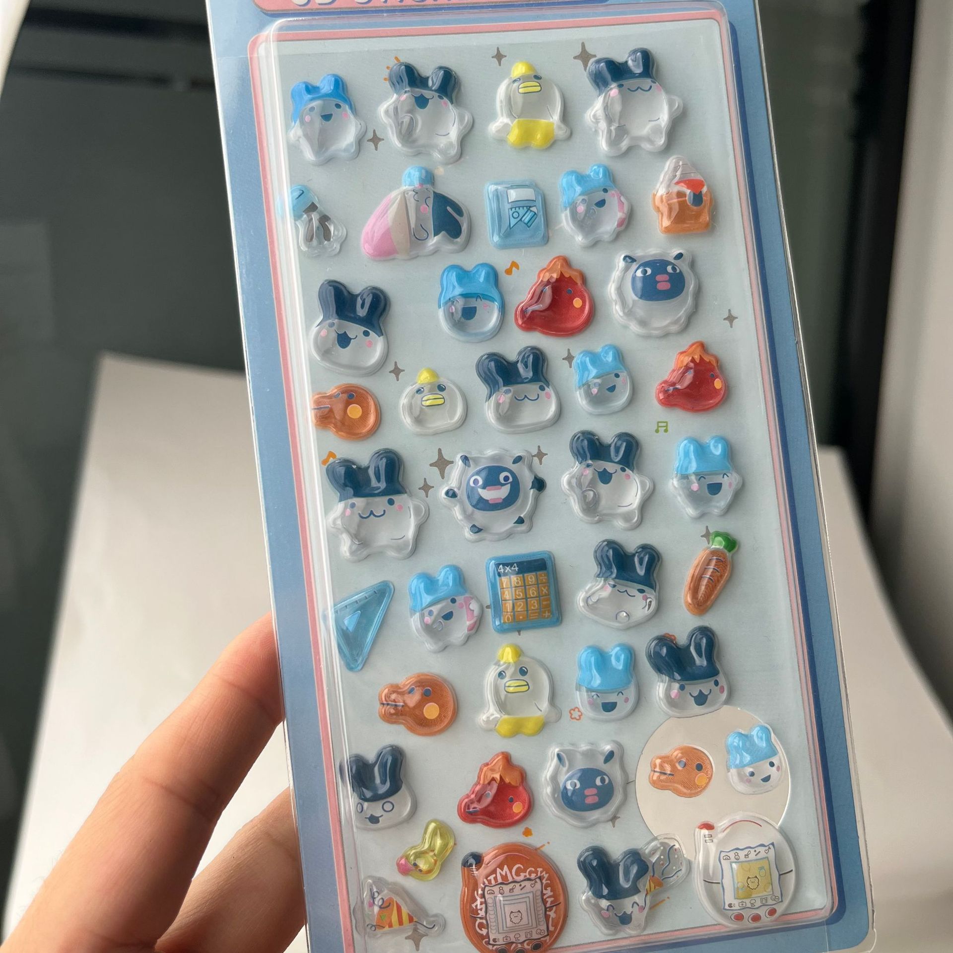 Cute Tamagotchi 3D Puffy Stick - Laptop Accessories Parts review and price