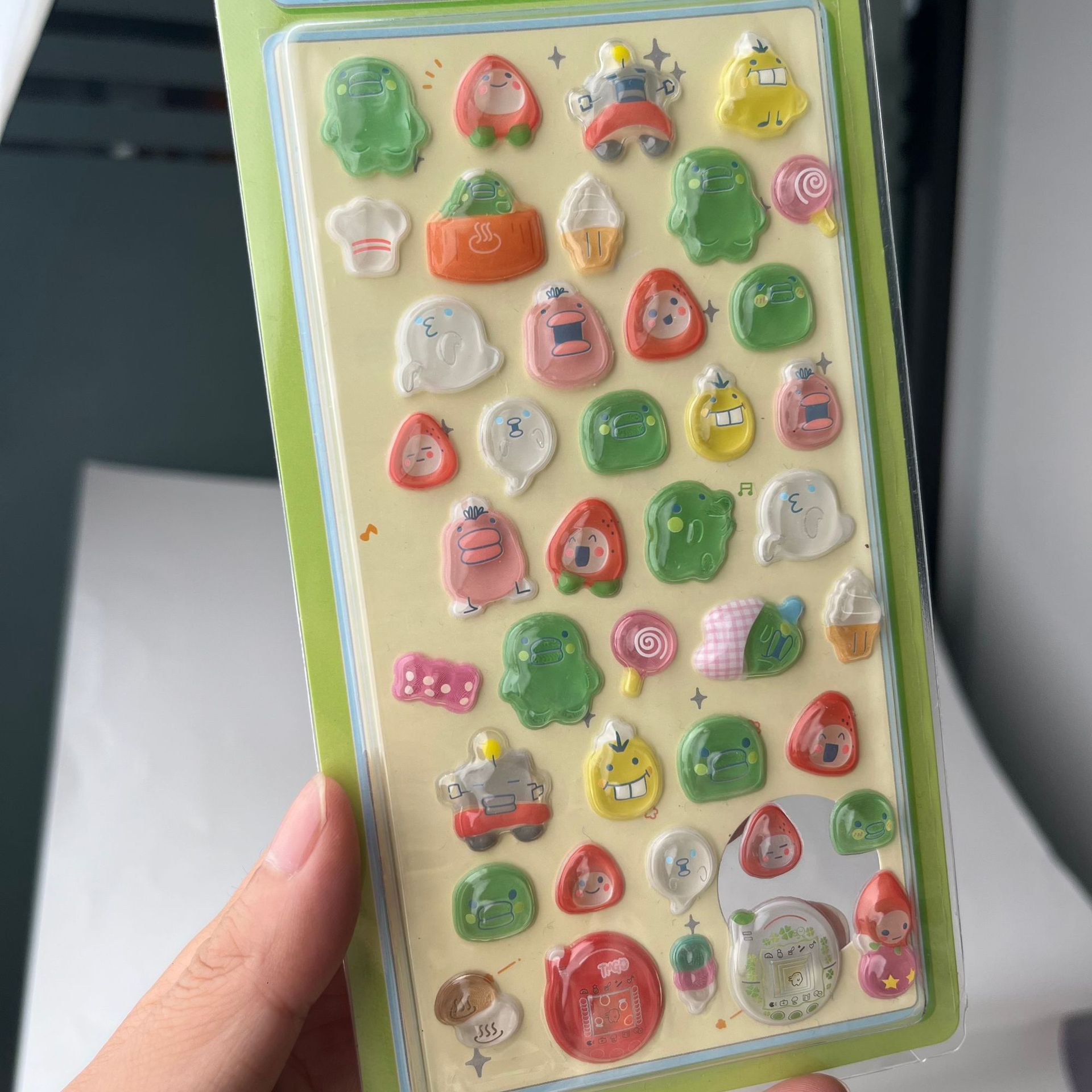 Cute Tamagotchi 3D Puffy Stick - Laptop Accessories Parts review and price