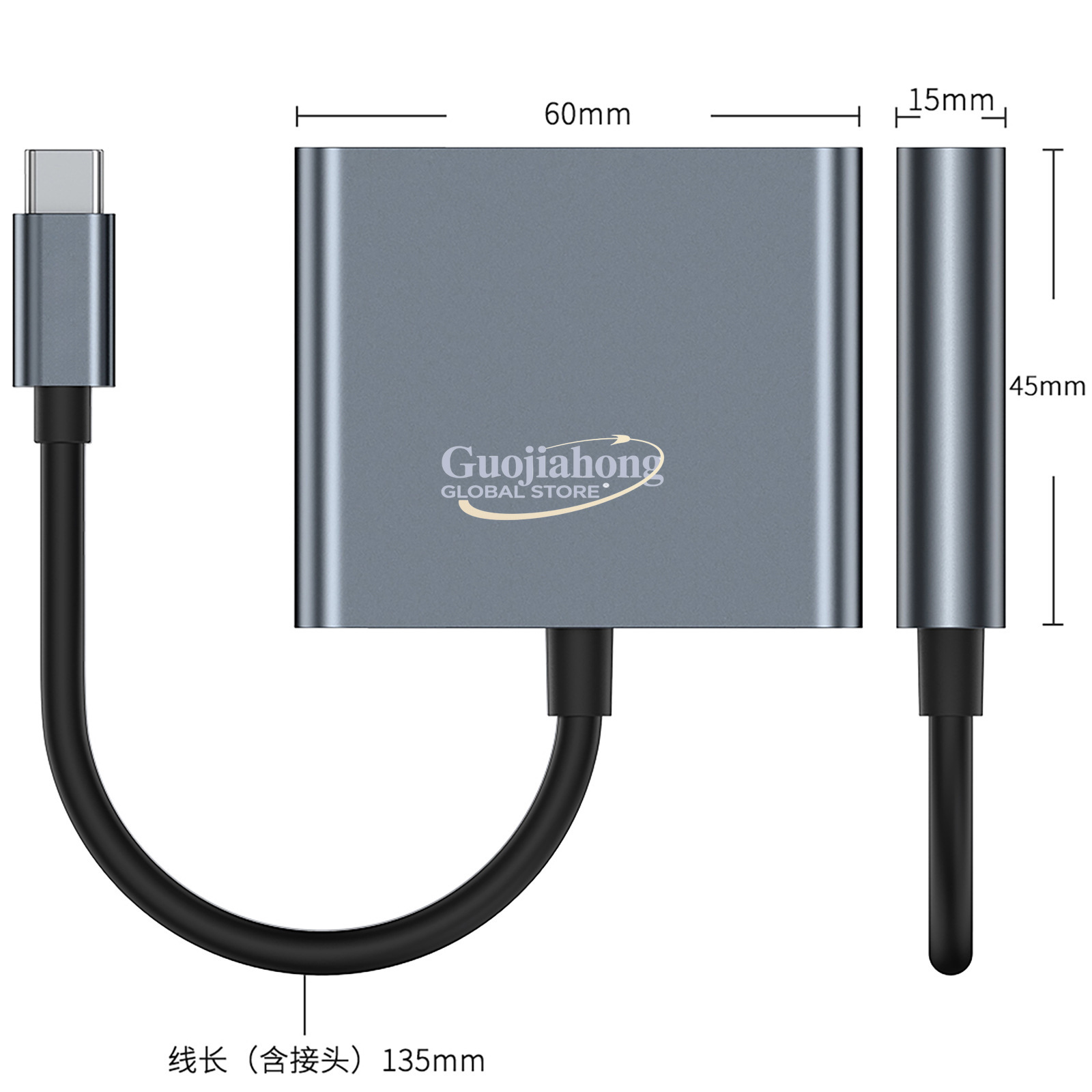 Cross-border usb-c to hd three - Usb C Docking Hub review and price