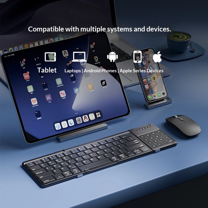 Mengzu Tri Fold Wireless Bluet - Laptop Accessories Gaming review and price