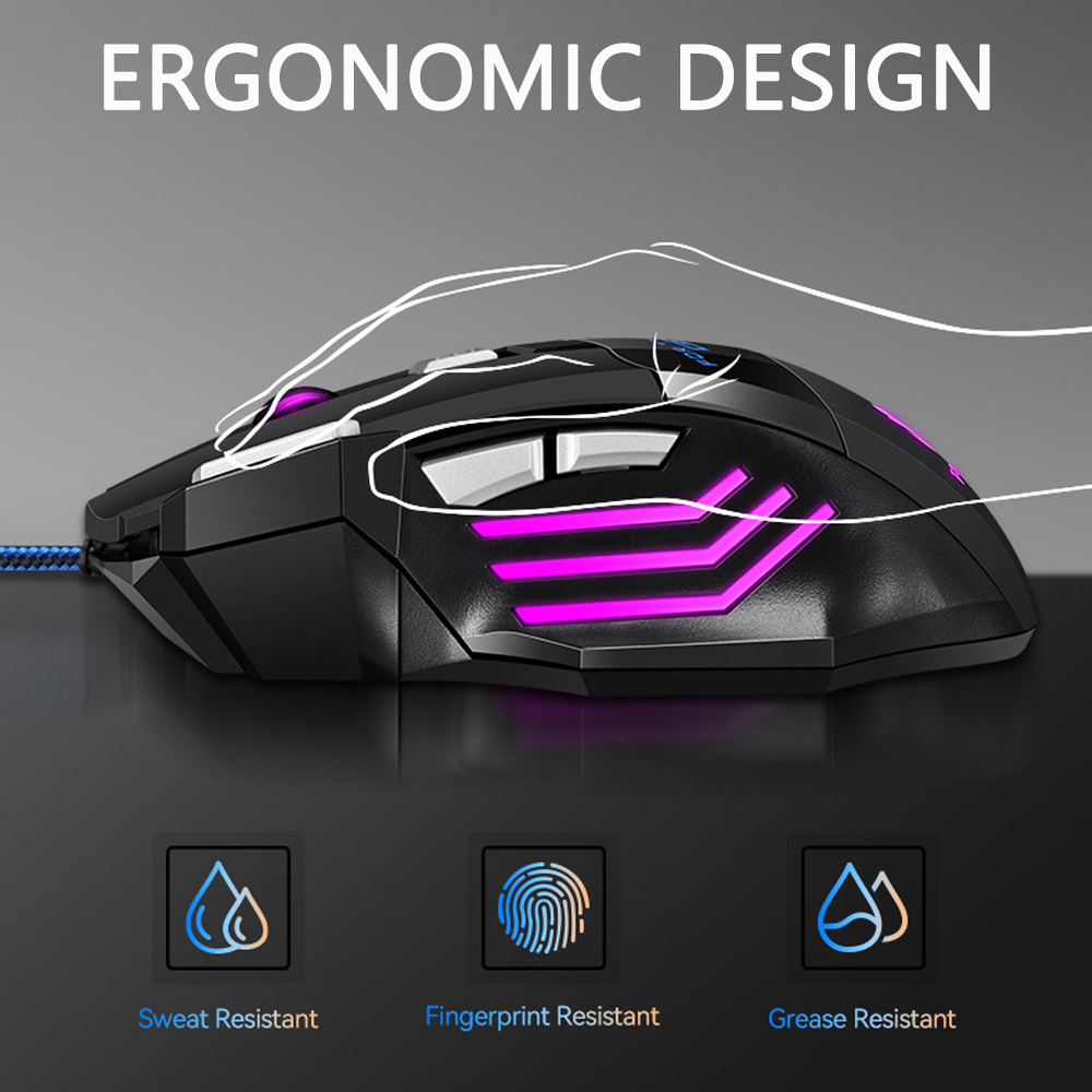 KEBIDUMEI USB Wired Gaming Mou - Laptop Accessories Rgb review and price