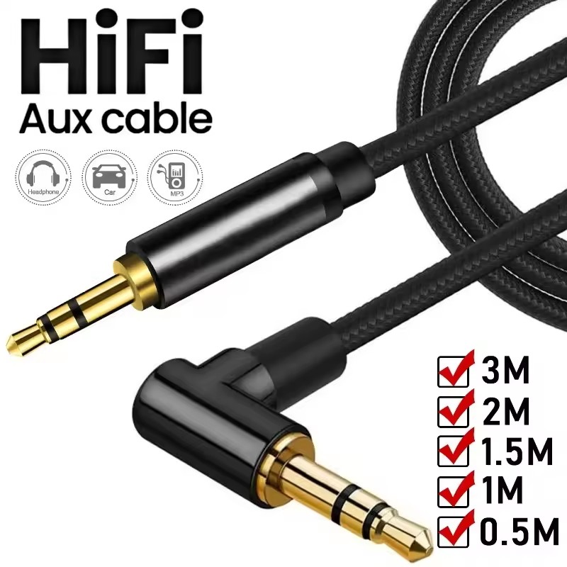 AUX Cable 3.5mm Jack Audio Cab - Laptop Accessories Headphones review and price