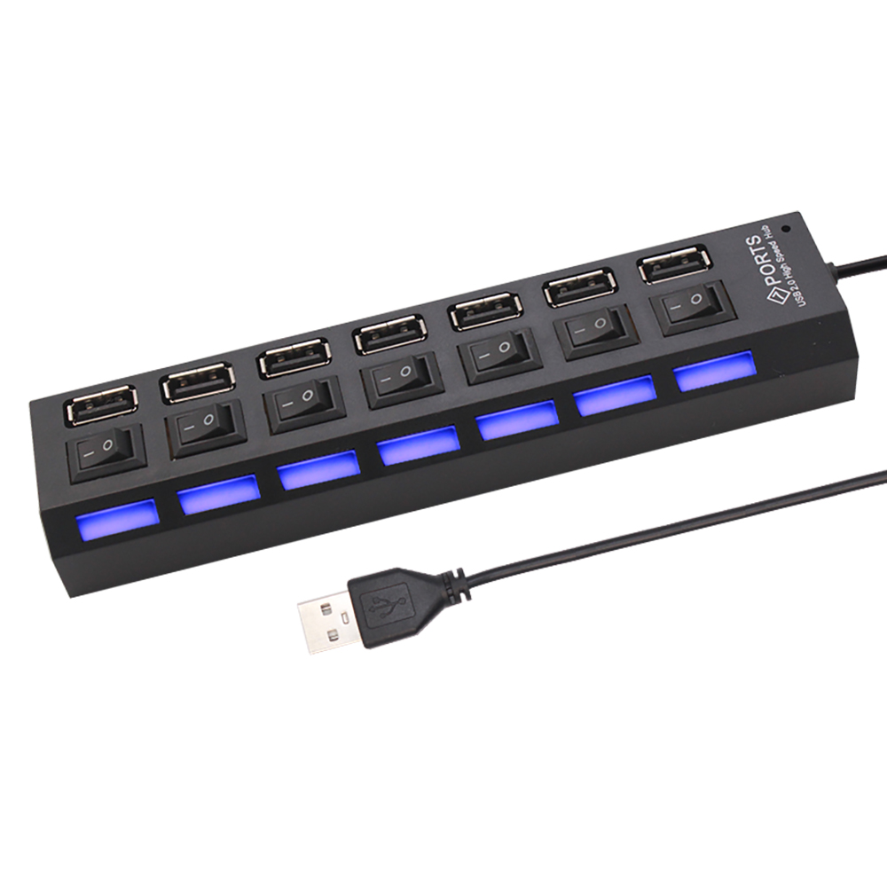 7 Port USB 2.0 Hub Splitter Fo - Laptop Accessories For Office review and price