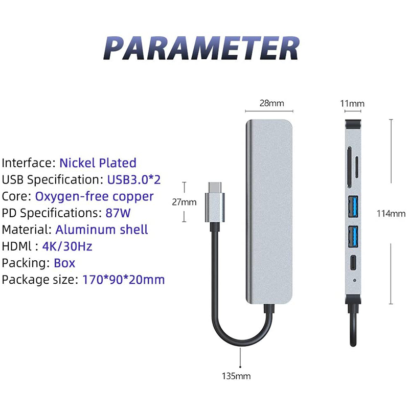 6 In 1 PD Type C Docking Stati - Usb C Docking Hub review and price