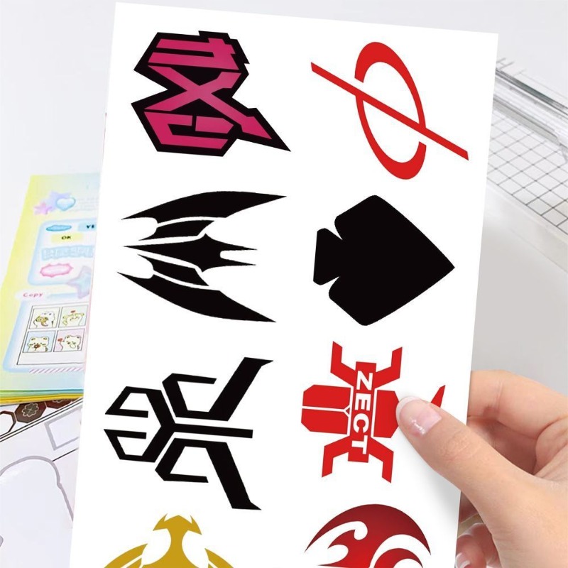 60 Sheets Kamen Rider Logo Sti - Laptop Accessories Parts review and price
