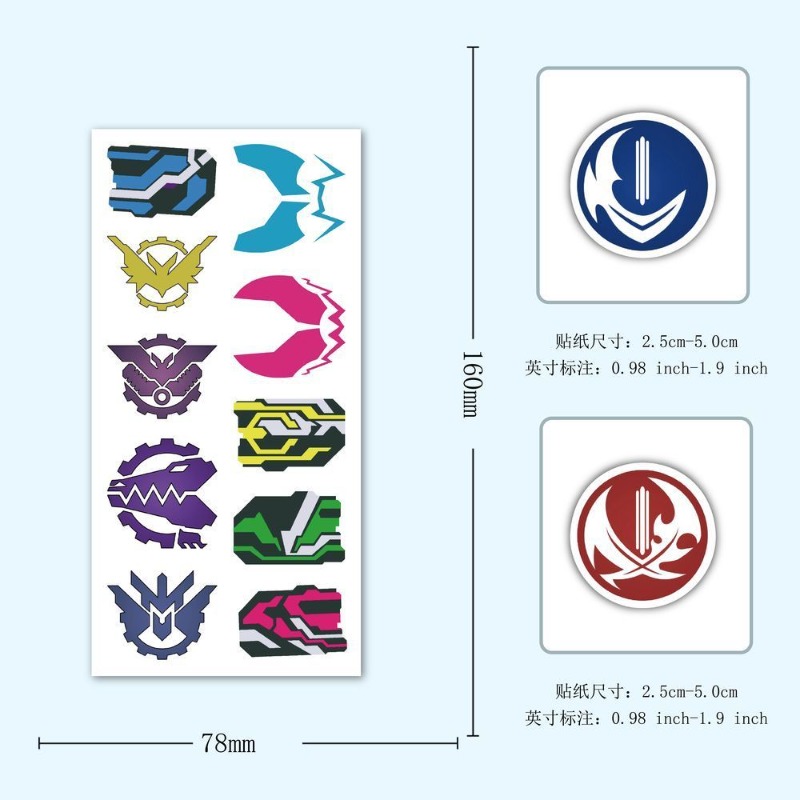 60 Sheets Kamen Rider Logo Sti - Laptop Accessories Parts review and price